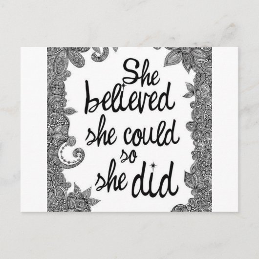 信じ ポストカード (正面)