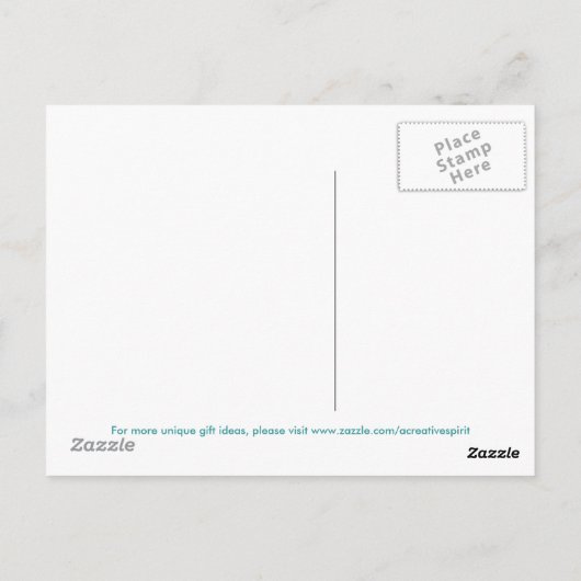 信じ ポストカード (裏面)