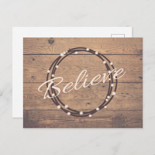 信じ ポストカード (正面/裏面)