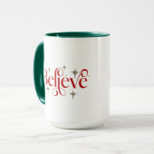 「信じ」 マグカップ (正面左)