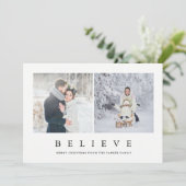 信じ |ミニマモダンリスト2枚の写真 シーズンカード (スタンド正面)