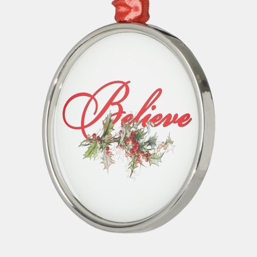 信じ メタルオーナメント (左)