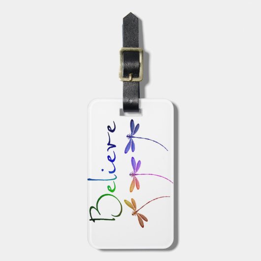 信じ ラゲッジタグ (正面縦)