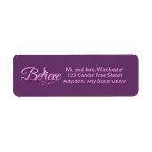 信じ ラベル (正面)