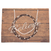 信じ ラージペーパーバッグ (正面)