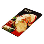 信じ!ヴィンテージサンタクロースのクリスマスプレゼント マグネット (左側)