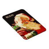 信じ!ヴィンテージサンタクロースのクリスマスプレゼント マグネット (右側)