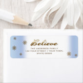 信じ.休日差出人住所ラベル ラベル (インサイチュ)