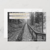 信じ- "信仰を歩む" ポストカード (正面/裏面)