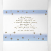 信じ.写真数々の三重クリスマスカード 三つ折りカード (内部中)