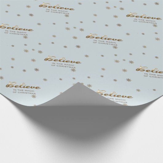 信じ.名前をカスタムするギフト包装紙 ラッピングペーパー (角)