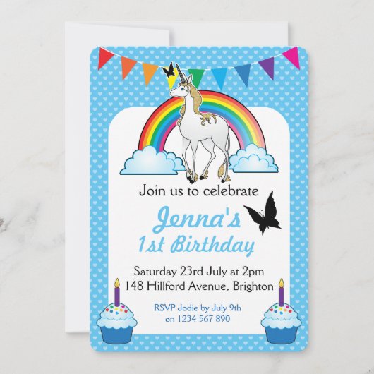 信じ 招待状 (正面)