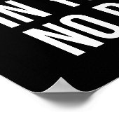 信じ、日なし – 成功、ジム、喧騒、研削 ポスター (角)