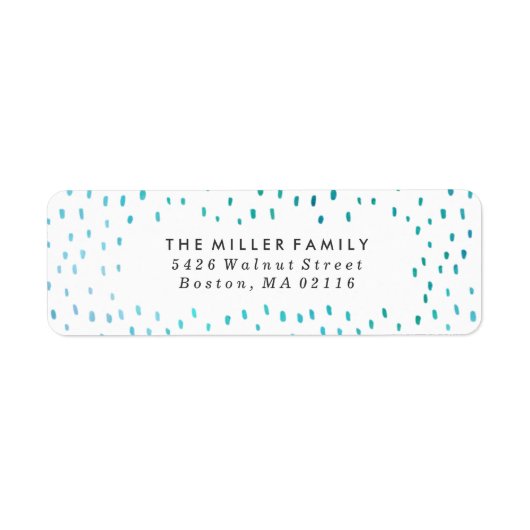 信じ |水彩の休日 ラベル (正面)