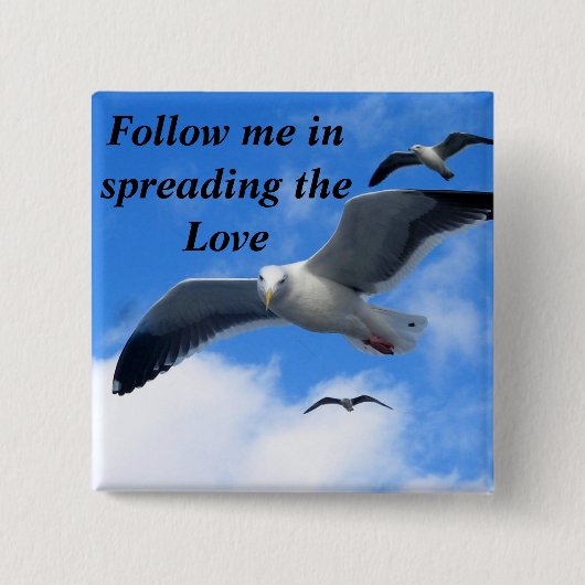 信じ_ 缶バッジ (正面)