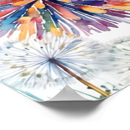 信じ!雑草を願うタンポポ ポスター