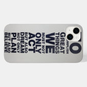 信じ Case-Mate iPhoneケース (裏面 (横))