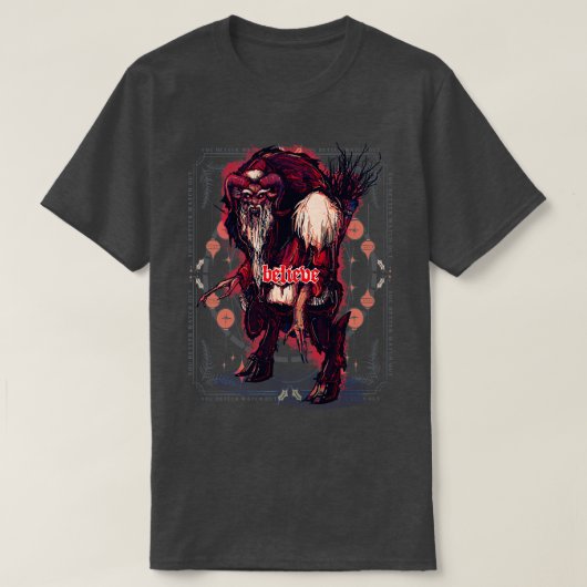 信じ Tシャツ (デザイン正面)