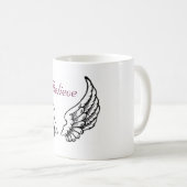 信じAngel Wings Coffee Mug コーヒーマグカップ (正面右)
