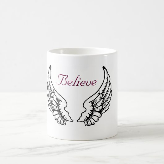信じAngel Wings Coffee Mug コーヒーマグカップ (中央)