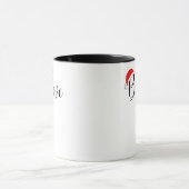 信じChristmas Cupクリスマスグラフィック マグカップ (中央)