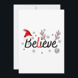 信じChristmas Pajamas Santa T-Shirt 招待状<br><div class="desc">クリスマスだ与え誰かに素晴らし贈る？この素晴らしデザインの「信じChristmas Pajamas Santa」は、クリスマスの彼氏、ガールフレンド、兄素晴らし、妹、父や母に対して与え、プレゼントできるアイディアである。</div>