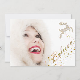 信じChristmas Photo Card シーズンカード