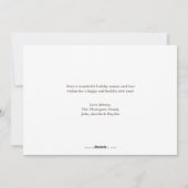 信じChristmas Photo Card シーズンカード (裏面)