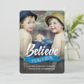 信じChristmas Photo Cards魔法 シーズンカード (スタンド正面)