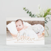 信じHoliday Photo Card シーズンカード (スタンド正面)