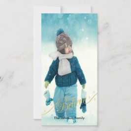 信じHoliday Photo Card シーズンカード