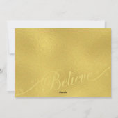 信じHoliday Photo Card シーズンカード (裏面)