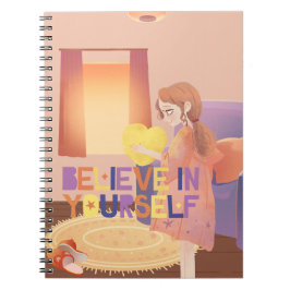信じIn Yourself Notebook - Cute Pastel ノートブック