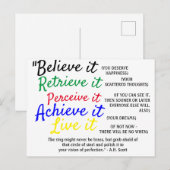 信じIt & Live It Collection ポストカード (正面/裏面)