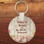 信じKeychain キーホルダー (正面)