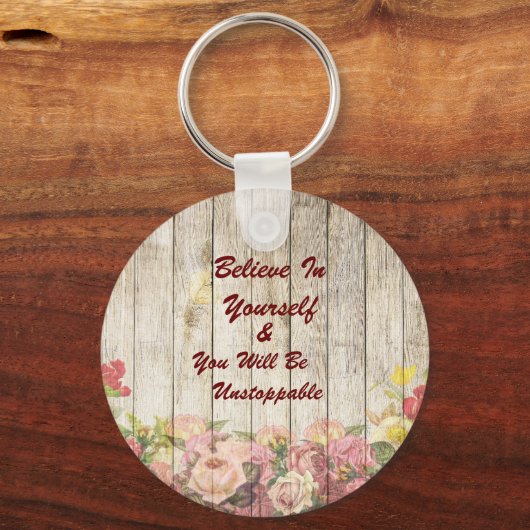 信じKeychain キーホルダー (正面)