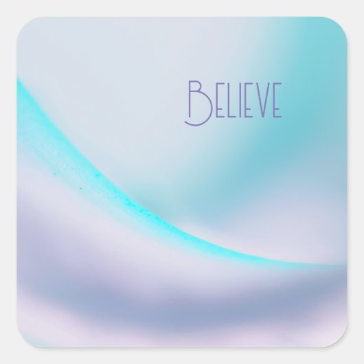 「信じSomething Colors」スクエア・ステッカー スクエアシール (正面)