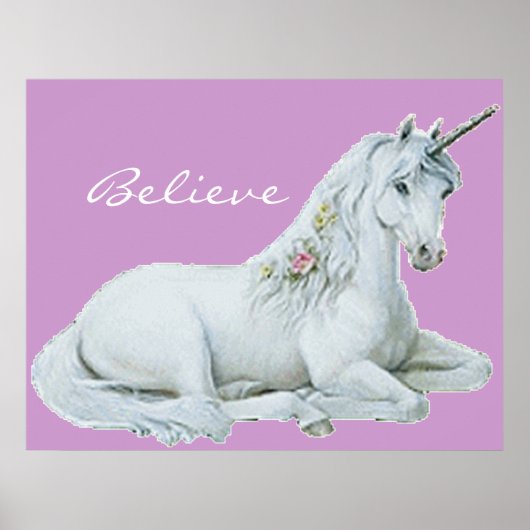 信じUnicornポスター ポスター (正面)