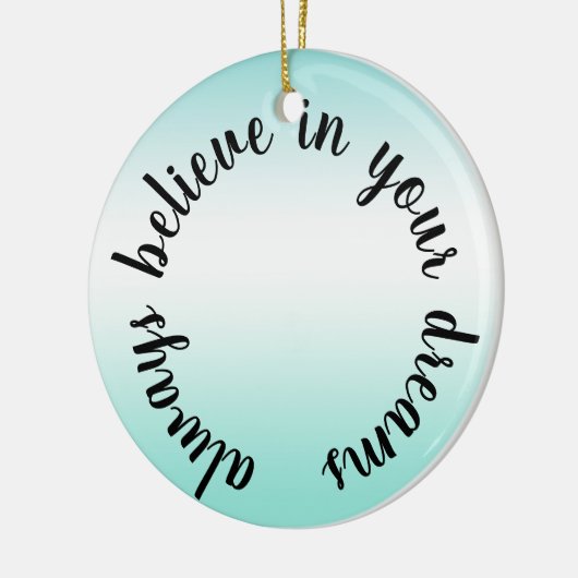 信じYour Dreams感動的引用文 セラミックオーナメント