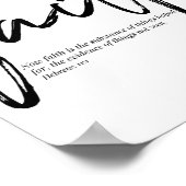 信ずべきものは実なり ポスター (角)