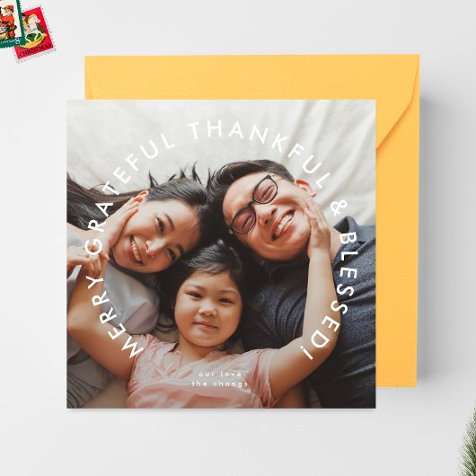 信はっきりした教メリー感謝と感謝賛美& シーズンカード