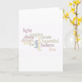 信インスパイア念 カード (黄色い花)