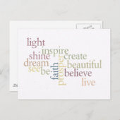 信インスパイア念 ポストカード (正面/裏面)