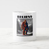 信カラフル信者のユーモアのある大足引用文 ジャンボコーヒーマグカップ (正面)