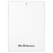 信パーソナライズされた念レトロ先生評価 クリップボード (裏面)