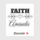 信パーソナライズされた教ハート シール (シート)