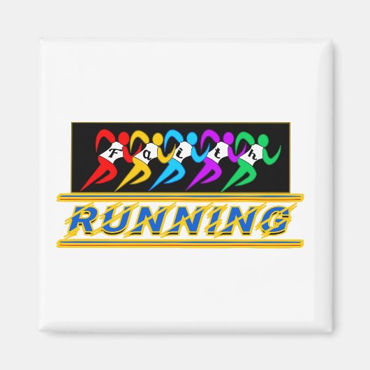 信ランニング信磁石 マグネット (正面)