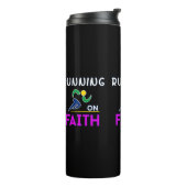 信ランニング教クリスチャンのランナー タンブラー (回転左)