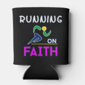 信ランニング教クリスチャンのランナー 缶クーラー (裏面)