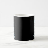 信仰おもしろい象ひまわりリボン糖尿病阿波 コーヒーマグカップ (中央)